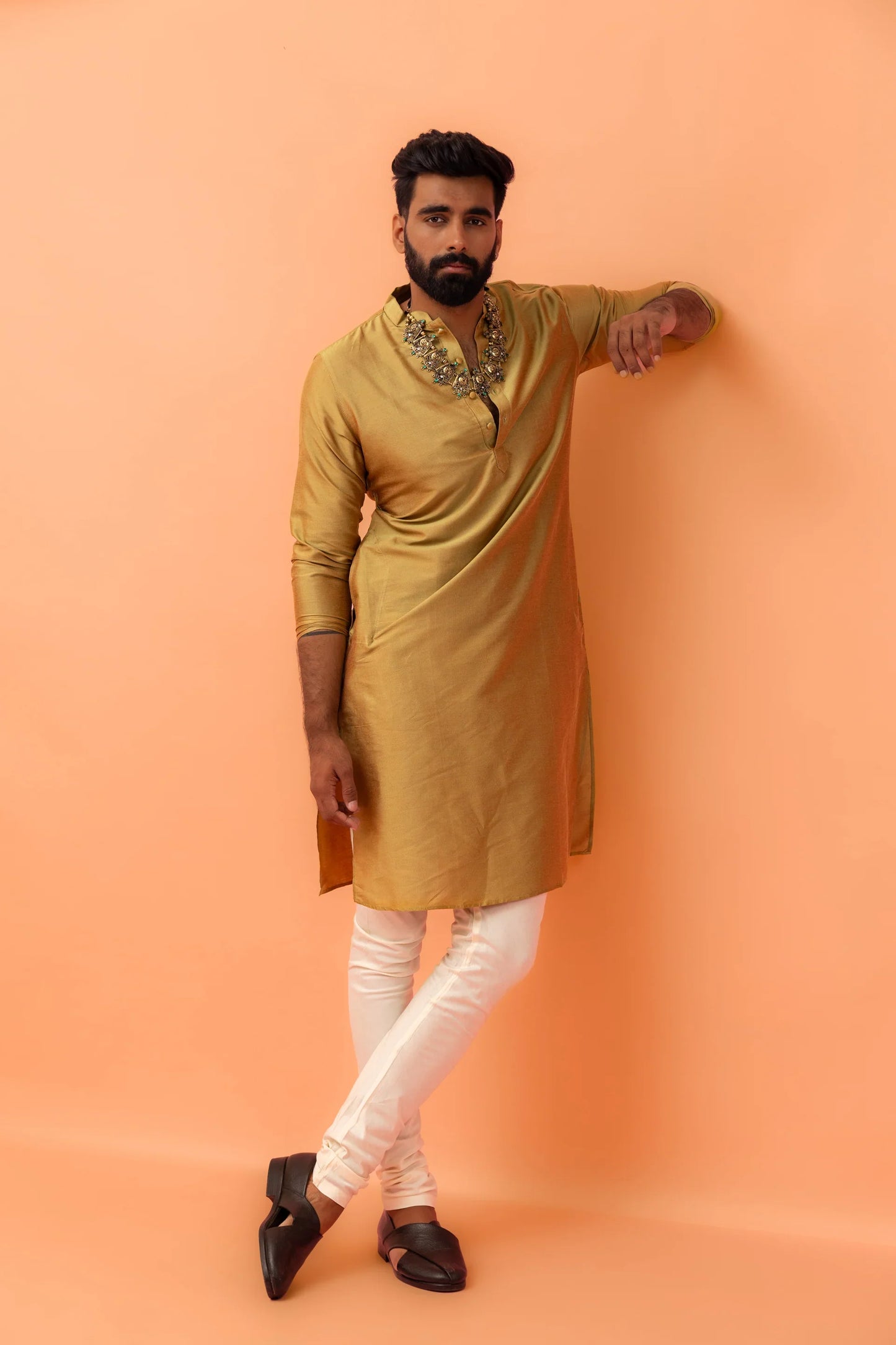 Men Yellow Haldi Kurta