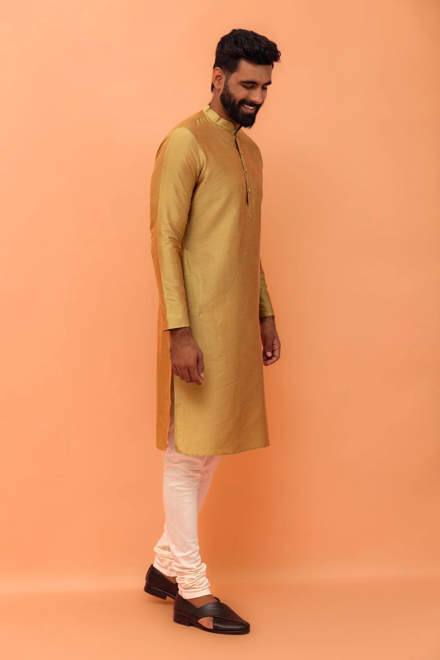 Men Yellow Haldi Kurta